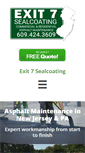 Mobile Screenshot of exit7sealcoating.com